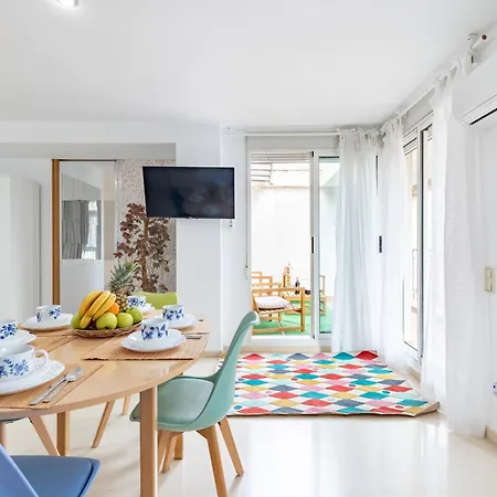 Penthouse Duplex In A 4 Floors Spanish House -8 Min To Center By Metro Valencia Exterior photo